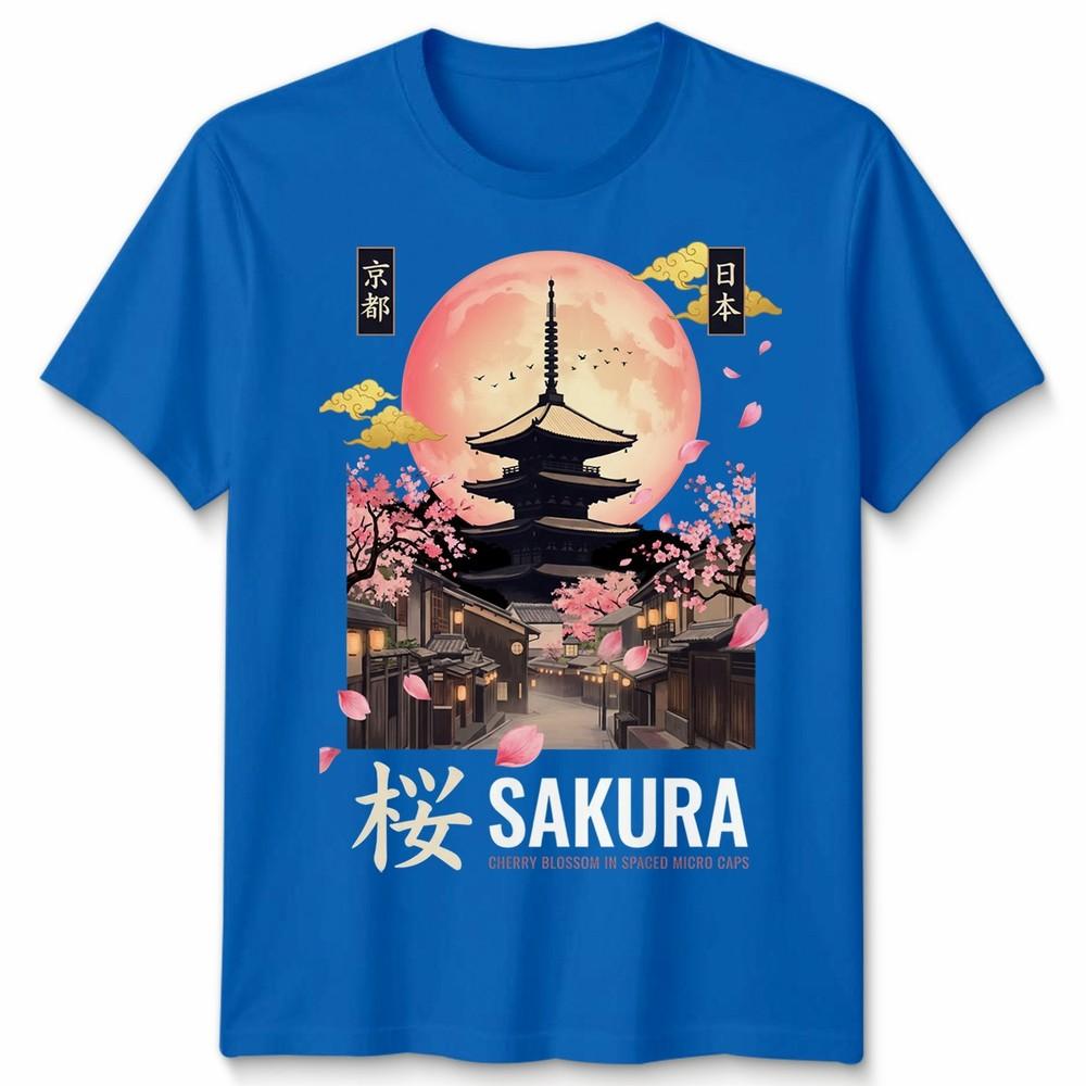 Kyoto Inspired Japanese Unisex T Shirt Tokyo Japan Temple Art Graphic Tee