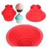 Premium Silicone Big Top Cupcake Mold For Irregular Muffin And Mousse Cakes