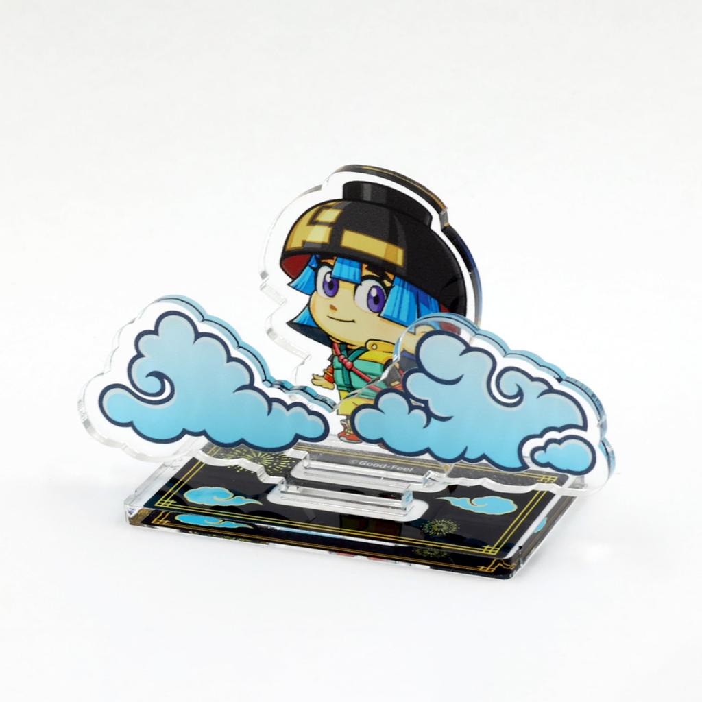 Good-Feel Fairy Tale Action Mametanuki no Bakeru Character Acrylic Stand (Sun)