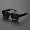 Square Vintage Sunglasses For Men Women Fashion Big Black Frame Shades Retro Designer Sun glasses Driving Eyewear Male UV400