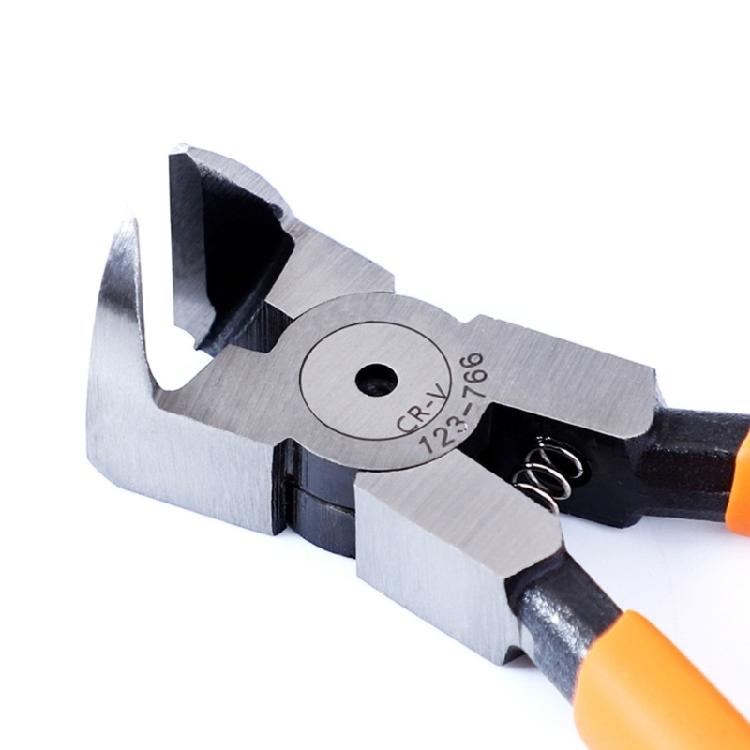 6" Right Angle Pliers End Cutting Plier Comfortable Grip for Extended Use