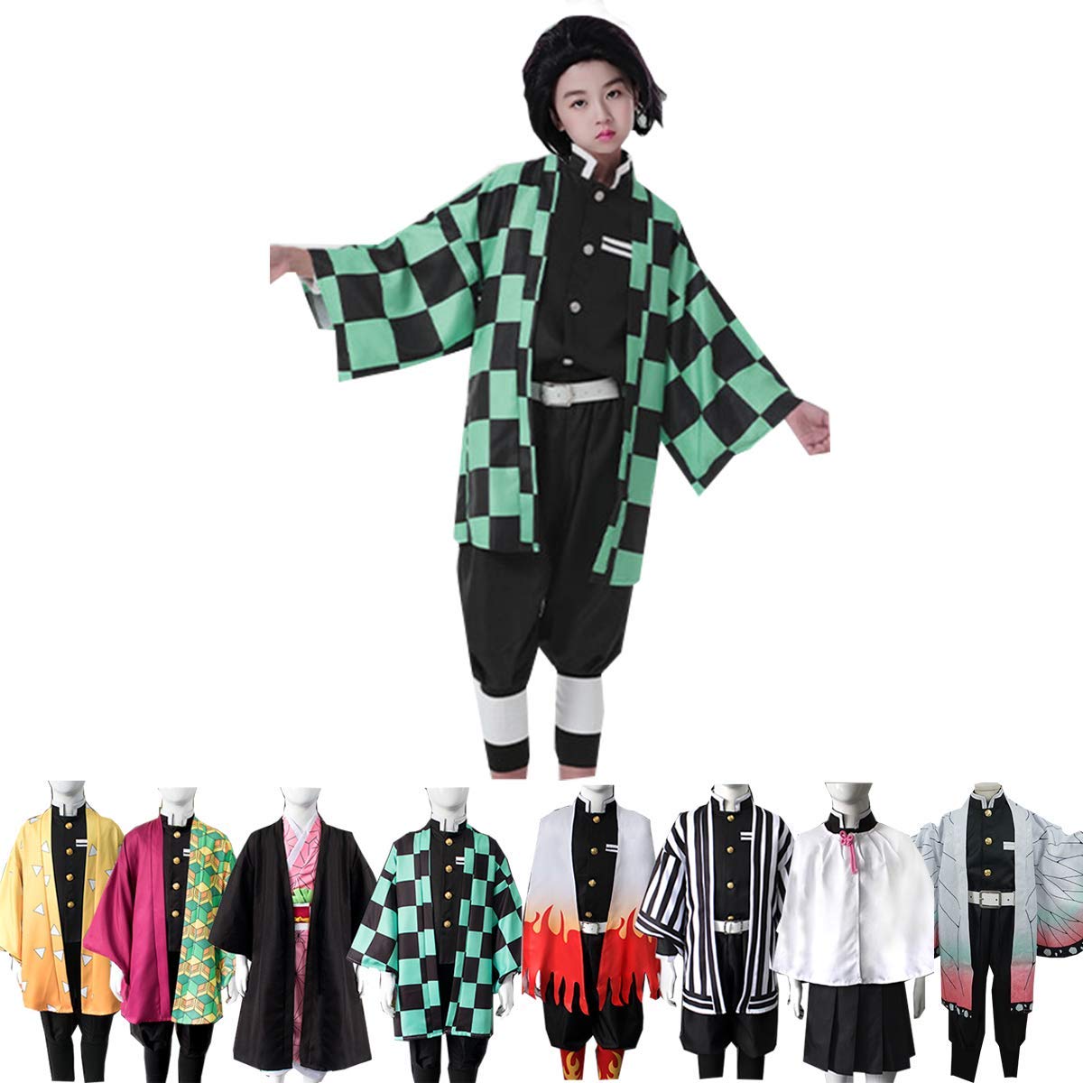 

КОССА Камадо Тандзиро косплей косплей школа Хэллоуин подарок на день рождения (Камадо Танджиро) Детская одежда, дети, детский костюм, одежда,