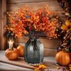 5 ks Umělé květiny Podzimní Falešné rostliny Domácí Svatební Středový prvek Stůl Den díkůvzdání Ozdoby podzimní pokoje