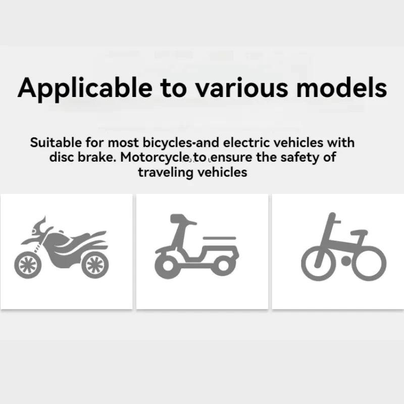 Universal Motorcycle Disc Brake Lock Anti Theft Motorbike Security Anti-Theft Wheel Bicycle Scooter Portable Lock Disk Lock