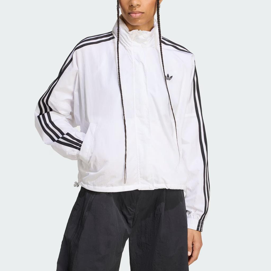 Adidas Originals Adicolor Ss25 Woven Windbreaker Classic Long Sleeve Jacket Women Jacket JX1450