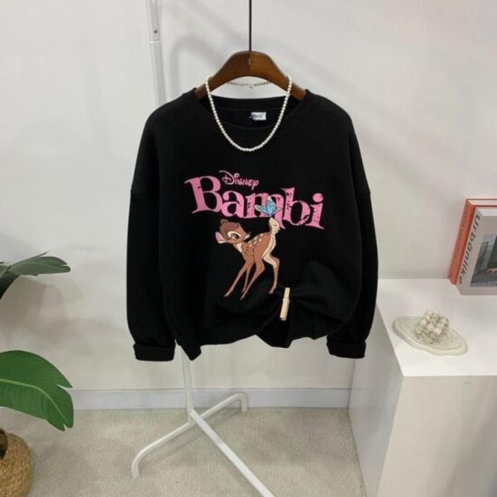 C S In The Room Bambi prInted Long Sleeve SweatShirt 3Color