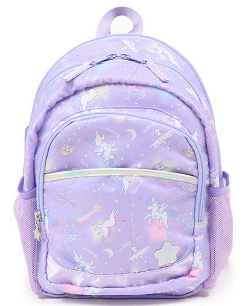 

Mother Garden Unicorn Children s Backpack, Medium, Starry Sky Pattern, with Chest Belt, 752-19587