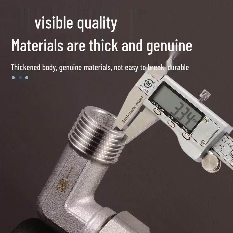 OIMG Thickened 1/2-Inch Swivel Elbow Connector