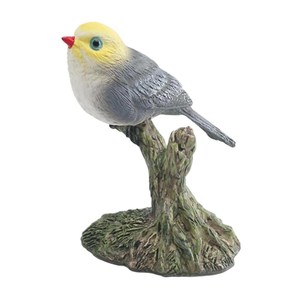 Simulationsvogelfiguren Simulierte Sammlerornamente Miniaturvögel Dekor