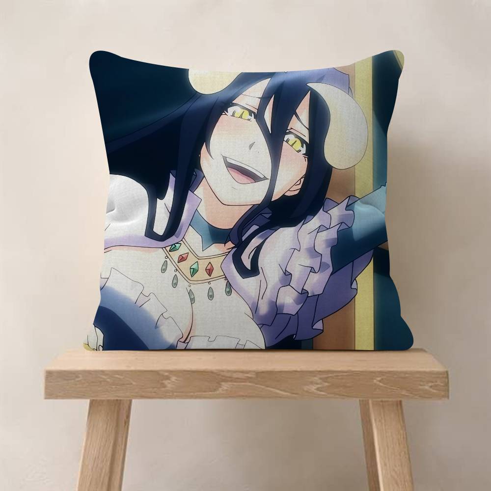 Anime A-Albedo Overlord Pillow Cover Sofa Cushion Cover Home Room Decoration Children Gift