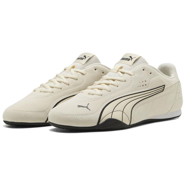 Puma Catch Comfortable Versatile Durable Low-Top Casual Shoes Unisex Casual Shoes Beige 402681-04