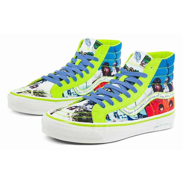 Sarah Andelman X Vans Sk8-Hi Fumiko Unisex Sneakers Yellow Safety-Yellow VN0A4BVBBCD