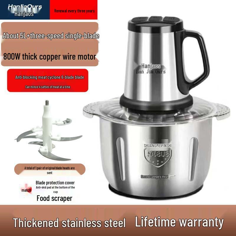 

High-Power Multi-Functional Meat Grinder & Food Processor for Home & Commercial Use