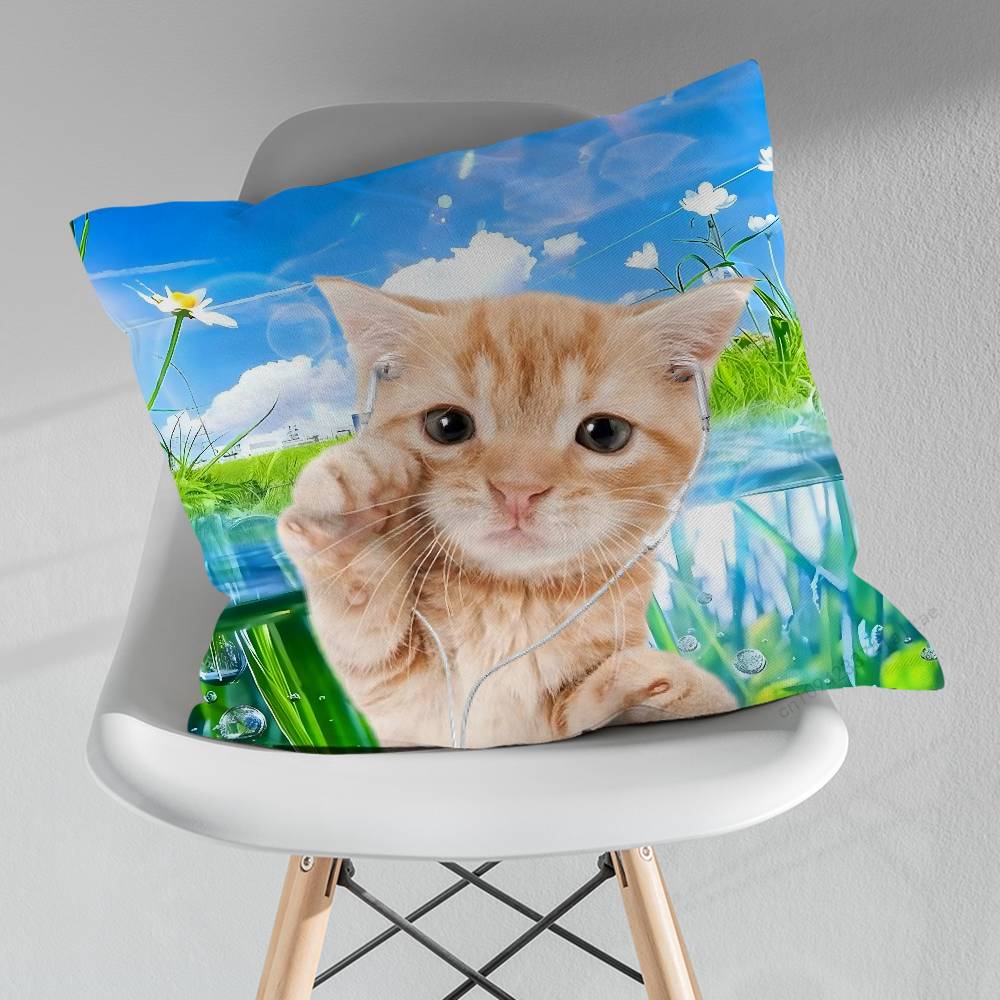 Nature Art FFrutiger Aero pillow over living room sofa cushion cover home decoration bedroom room bed pillow cover