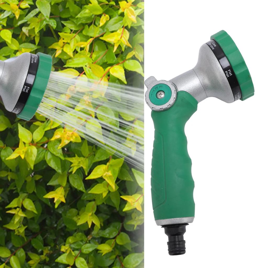 Garden Hose Nozzle 6 Spray Modes Ergonomic Grip High Pressure Water Hose Sprayer For Washing Car Watering Flowers