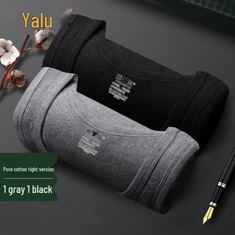 Yalu Men s Ribbed Sleeveless Fitness Tank Top (2-Pack) 4XL