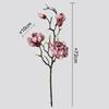 Multicolor Artificial Magnolia Flower Accessories PU Yulan Artificial Flower Chinese Style Small Buds Simulation Flower Stem