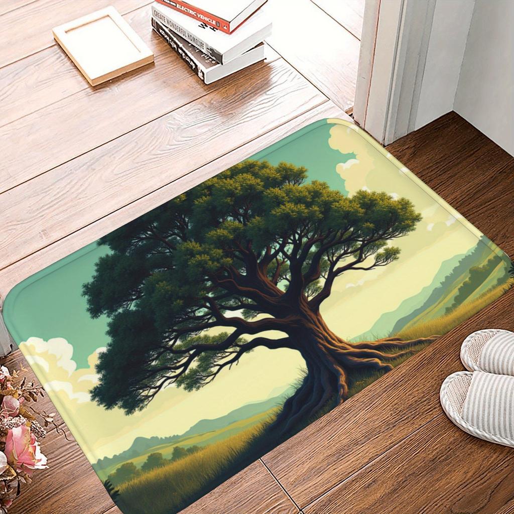 1 Stück Wolf Küchenteppich Rutschfeste Fußmatten Pop-Design Badezimmerteppich Badematte Teppich für Zuhause Spüle Wäsche Dekor