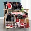 Arsenal Personalized Text Blanket Multi-purpose Personalized Blanket Durable Comfort Throw For Couch Home Decor Office Picnics All-Season Use