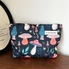 Tragbare Kosmetiktasche mit Reißverschluss Pilz Große Kapazität Kulturtasche Make-up-Tasche Outdoor
