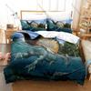 Dinosaur World 3PCS Bedding Set Duvet Cover And Two Pillowcases Microfiber 3D Digital Printed Cartoon Bed Linens Home Decor