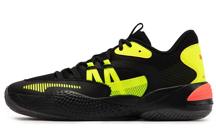 PUMA Court Rider 2.0 Glow Stick Black Lime Squeeze 377393-01 42.5