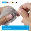 6/12pcs Faux Fur Pom Poms for Hats Fluffy Soft Fur Poms Balls for Keychain Knitting Hats DIY Scarves Gloves Bag Christmas