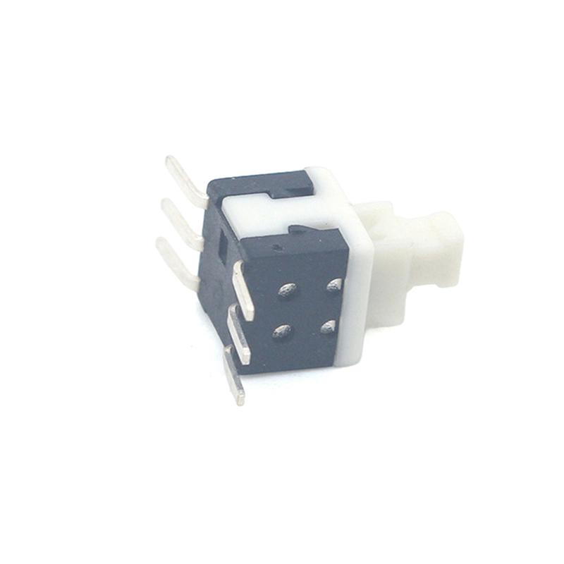 10Pcs 5.8X5.8Mm Self Locking / Unlock Push Tactile Power Micro Switch 6 Pin Button Switches Micro Push Button Switches