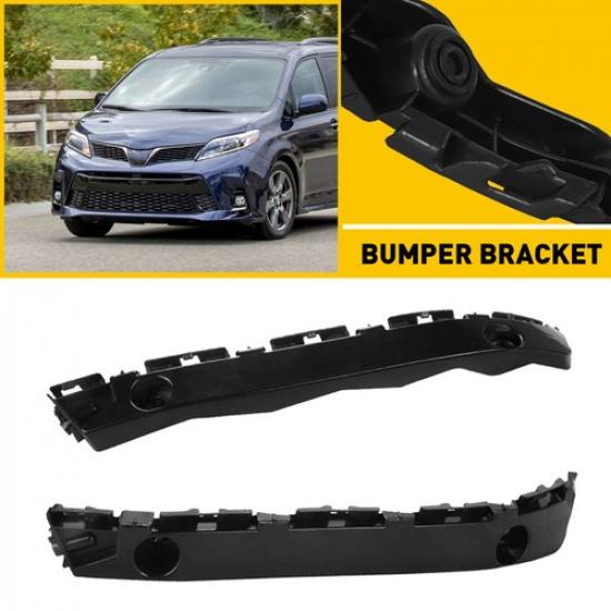 2X For 2011- Toyota Sienna Front Bumper Retainer Brackets Left Right Side