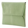 HERMES Bastia Coin Purse Green Shave Women Used