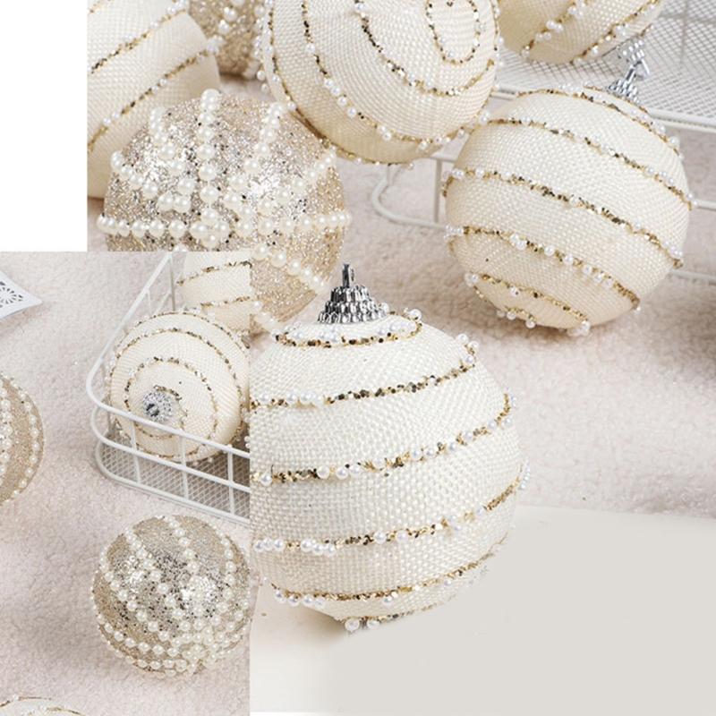 Shatterproof Christmas Tree Hanging Pendants Shimmering Baubles for Holiday Decoration Indoor and Outdoor Ornament