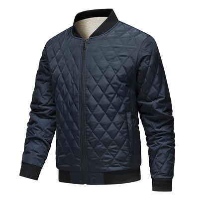 Winter Warme Baumwolljacke Herren Baseballkragen Jacke