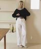 Delaidy Poetic Denim Pants (White)