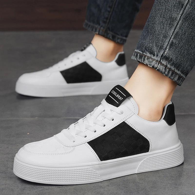 Men Skateboarding Shoes Fashion Casual Sneakers Sport Shoes Outdoor Breathable Lightweight Running Shoes Walking Tennis Shoes