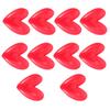 10 Pcs Magnet Heart Fridge Magnets for Note Message Decorate Small Valentine's Day Map Office Red Locker Kitchen Whiteboard
