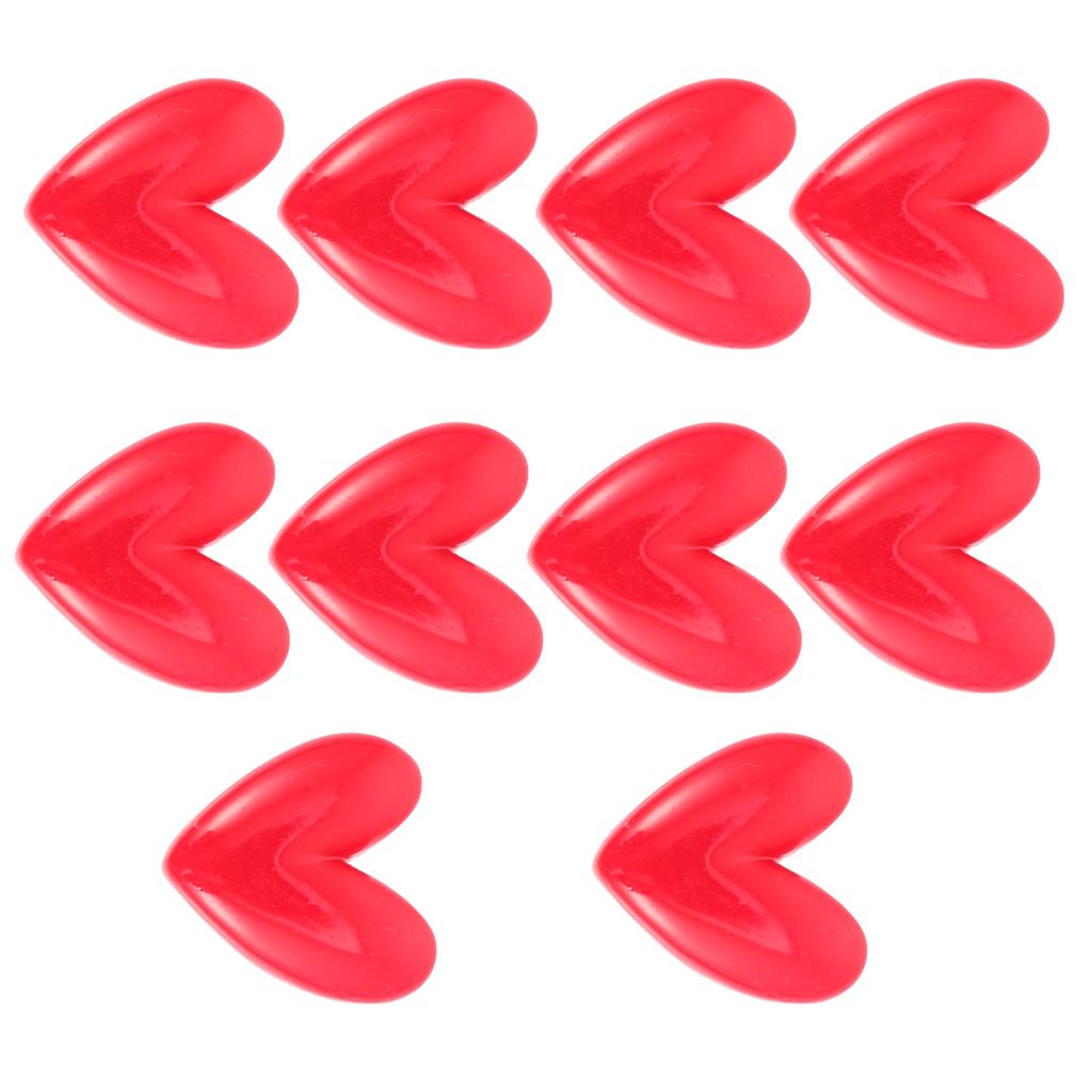 10 Pcs Magnet Heart Fridge Magnets for Note Message Decorate Small Valentine's Day Map Office Red Locker Kitchen Whiteboard