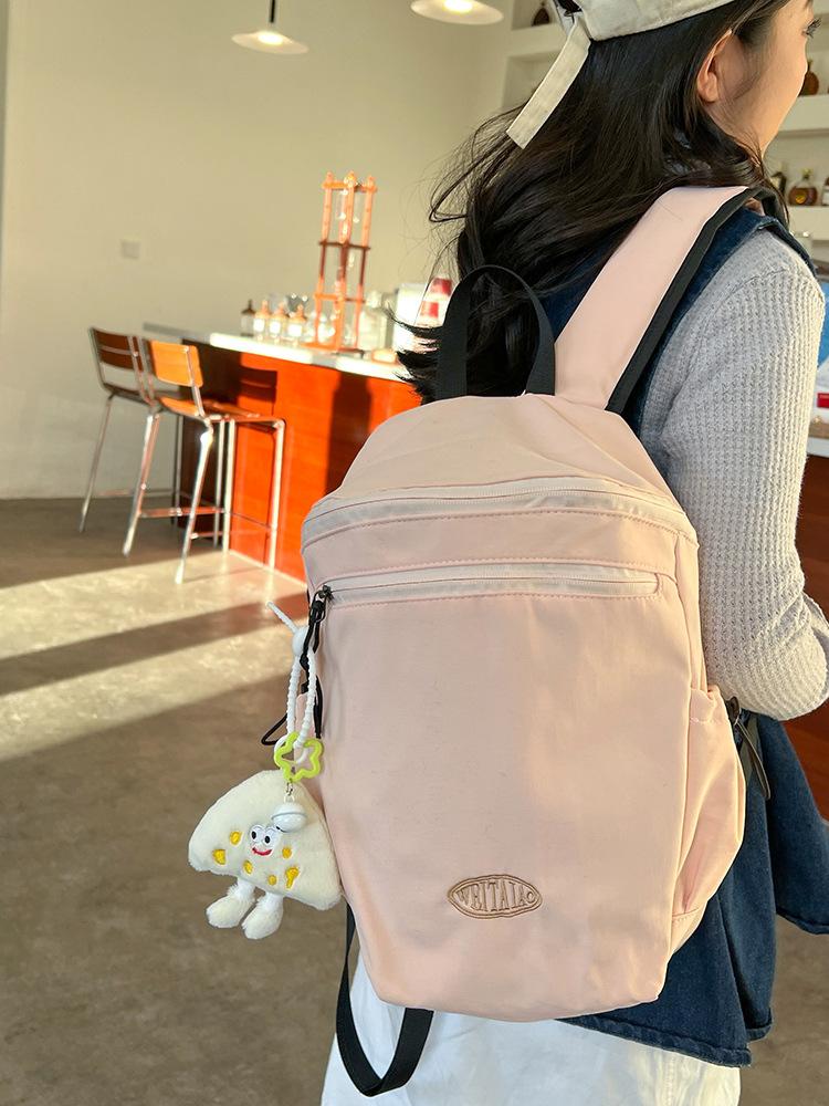 Stylish and simple backpack Student schoolbag New casual cycling backpack