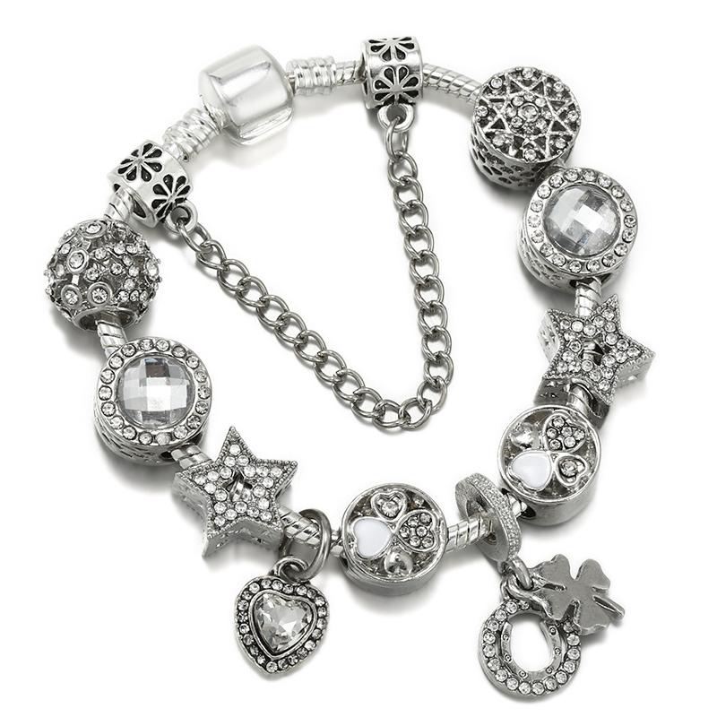 1/16cm 21cm Luxury Cutterfly Snake Chain Bracelet DIY Jewelry Gift For Women Men 41 Styles Trendy Fashion