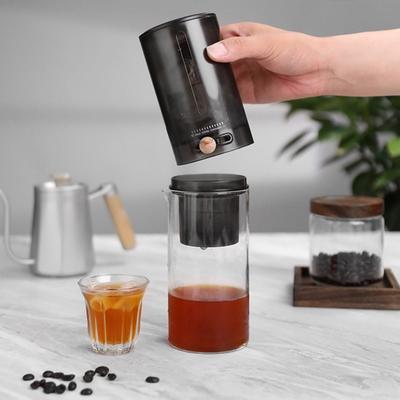 With Filter Paper Ice Drip Coffee Maker Adjustable Flow Rate Cold Brew Coffee Dripper  Travel