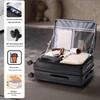 OEING Hardside Luggage with Front Opening