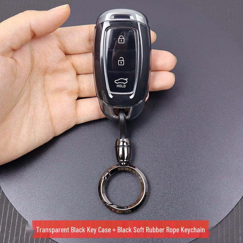 Ultradünne transparente Schlüsseletui für Elantra, Fiesta, ix35, Sonata, Santa Fe, Genesis, Tucson, ix25