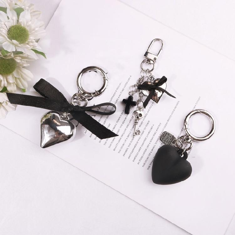 Bowknot Heart Shaped Keychain Love Designs Bag Decoration Handmade Phone Jewelry