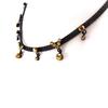 Les Trésors De Lily [J6983] - Designer 'Sissi' Amber Black Choker