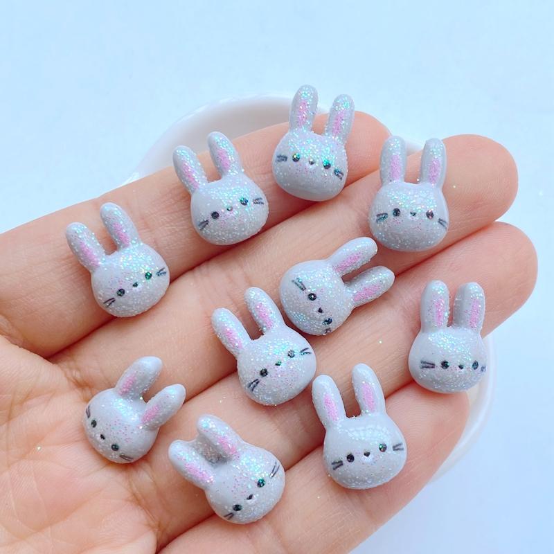 20Pcs New Kawaii Cute Shiny Little Animal Collection Flat Back Cabochons Scrapbooking DIY Jewelry Craft Decoration Accessorie