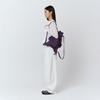 Pleatsmama Glitter Deep Purple New Bow Backpack