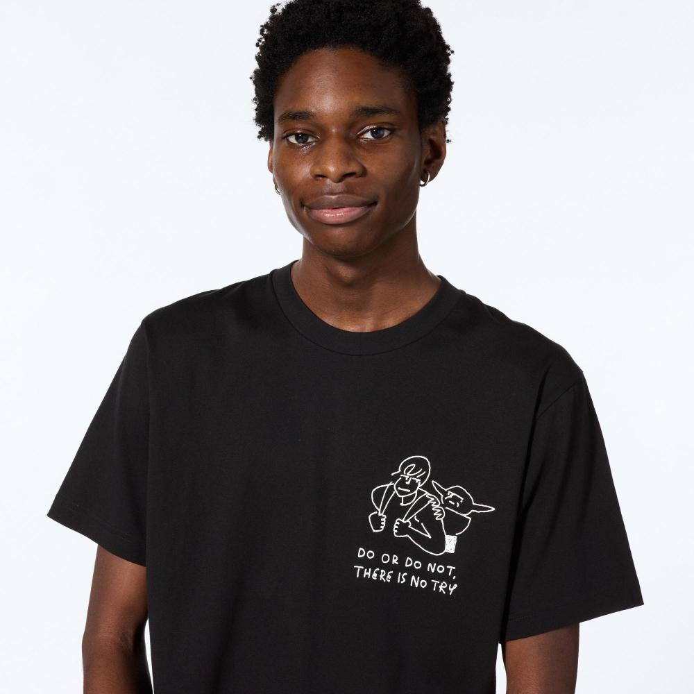 

UNIQLO MFA x Yu Nagaba UT графическая футболка с коротким рукавом D 09 BLACK/MEN XS