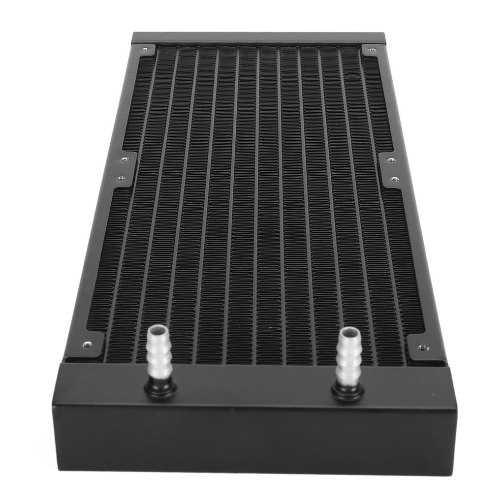 Water Cooling 12 Pipe 1bar Pressure Test Aluminum Alloy Computer Heat Exchanger for 6 To 7mm Soft Hose