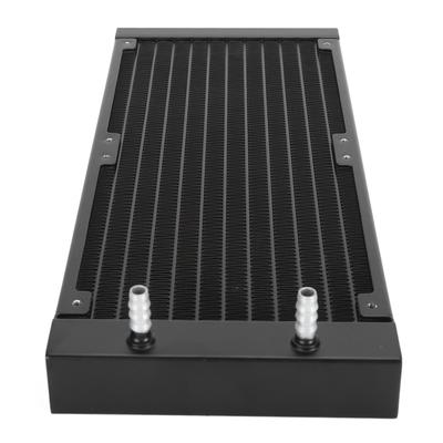Wasserkühlung   12 Rohre   1bar Drucktest   Aluminiumlegierung   Computer-Wärmetauscher   für 6 bis 7mm Weichschlauch