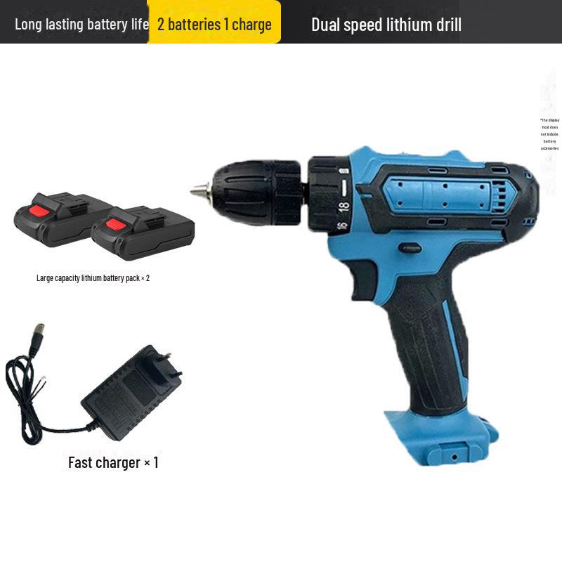 Elektro-Bohrschrauber-Schlagschrauber-Set mit zwei Geschwindigkeiten