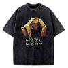 Vintage Gewaschenes Project Hail Mary Alien Poster T-Shirt Sommer Streetwear T-Shirts Baumwolle Harajuku T-Shirt Kurzarm4
